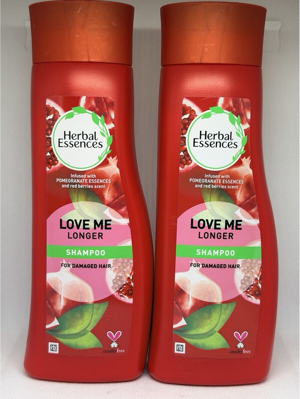 2 Pcs Herbal Essences Shampoo,Pomegranate Essences & Red Berries 400ml